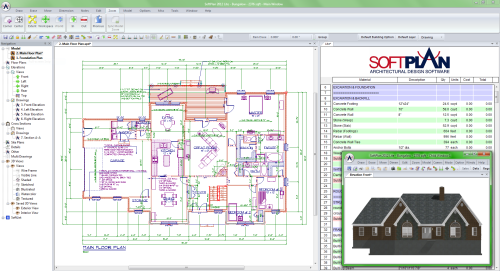 SoftPlan Lite screen layout SoftPlan Lite screen layout