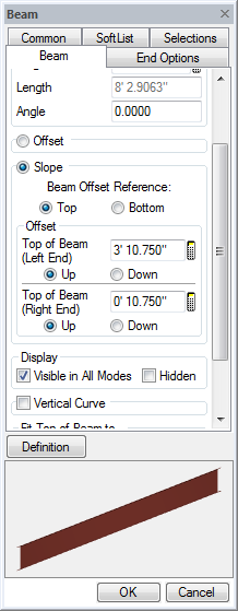 Beam Offset Reference