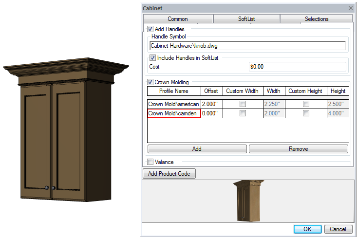 Built-Up Crown Molding