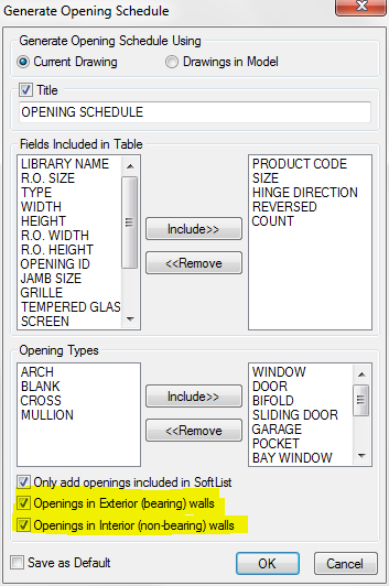 Interior Exterior Switchh on Opening Schedule